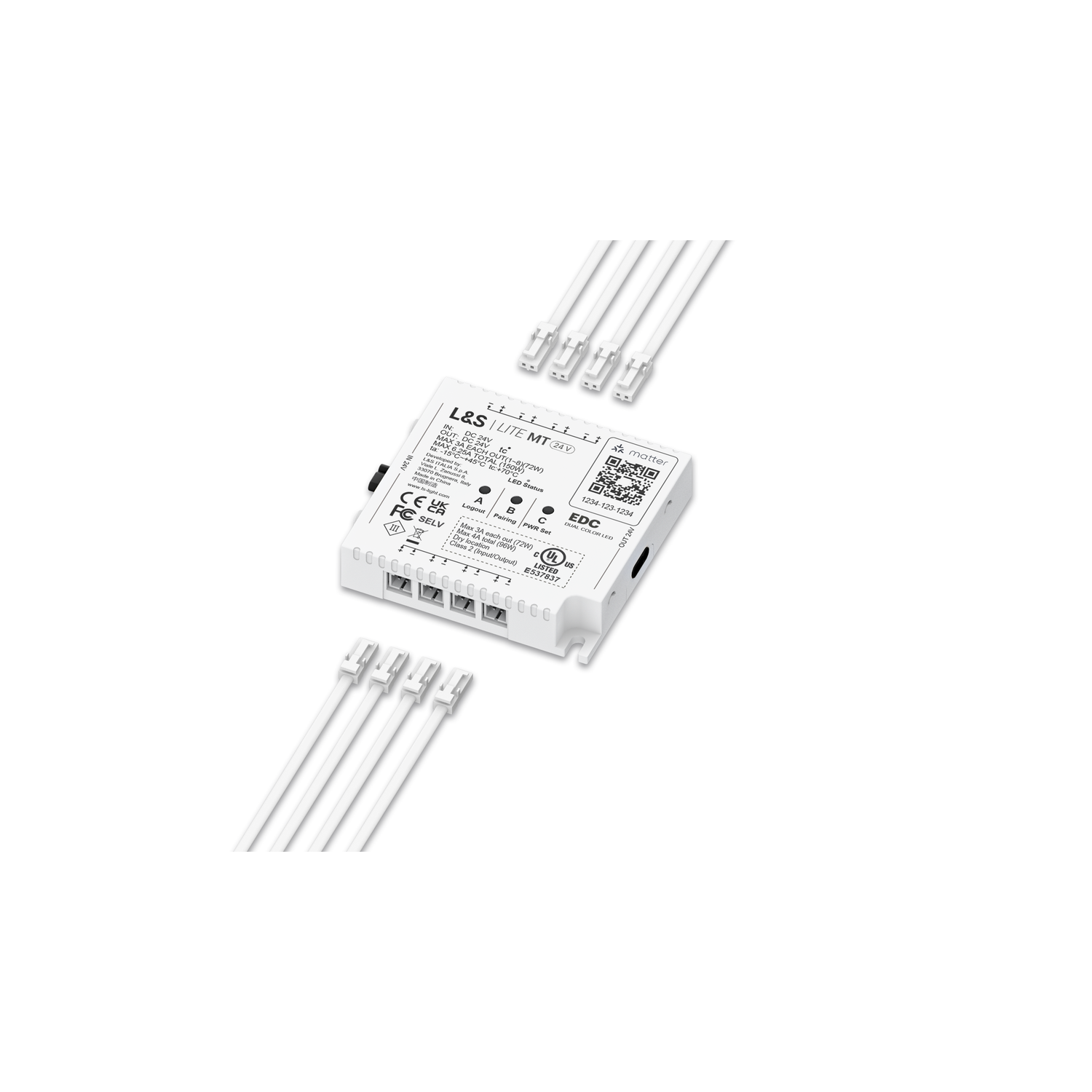 Mec Lite 1-kanaal Matter module 24V EDC